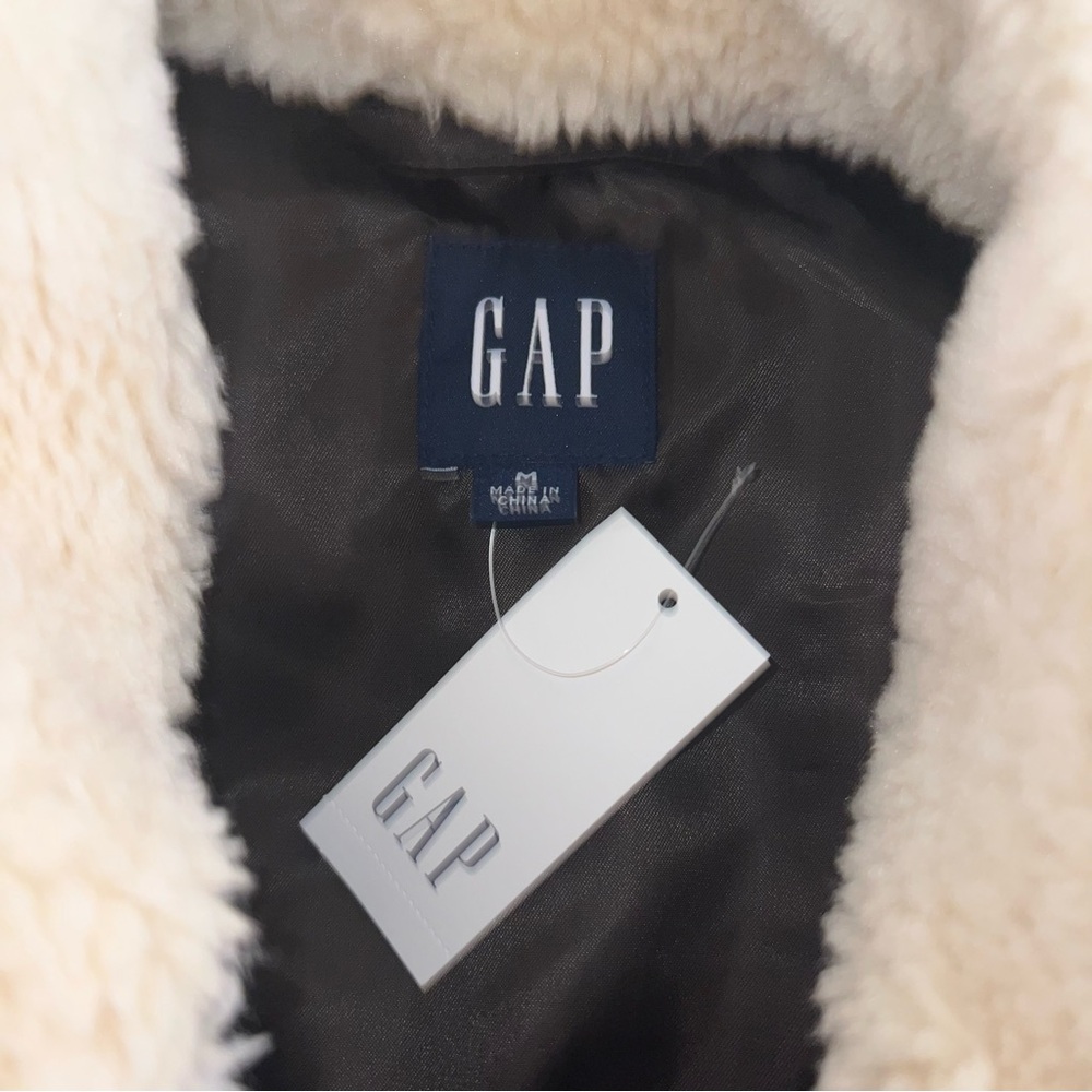 NWT Gap Leather Jacket - Picture 5 of 5